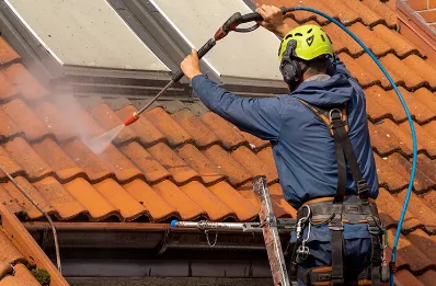 Démoussage et hydrofuge de toiture à Matour